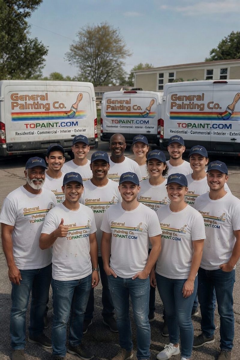 General Painting Co. crew on the job in Connecticut